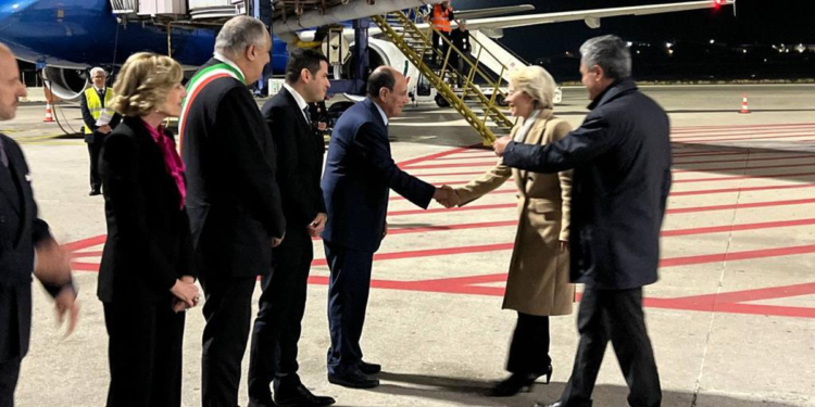 Von Der Leyen arrivata a Palermo