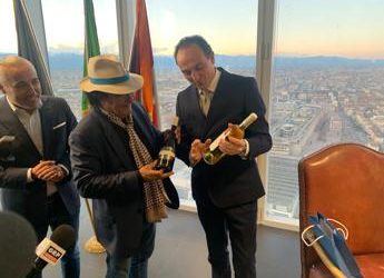 Al Bano al grattacielo Regione Piemonte: “Torino città che non finisce di meravigliare”