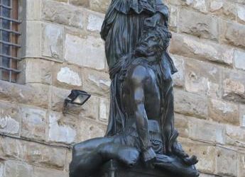 Firenze, restaurata la Giuditta di Piazza della Signoria