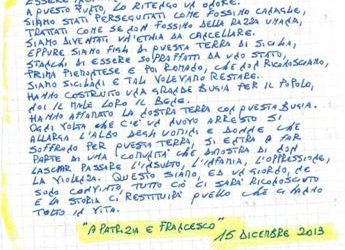 Messina Denaro, lo ‘sfogo’ nel pizzino: “Perseguitato dallo stato”