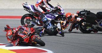 MotoGp Portogallo: Marquez, l’incidente e la ‘profezia’ di Rossi – Video