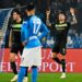 Napoli-Lazio 0-1, gol di Vecino: la capolista si ferma
