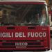 Palermo, danneggiato mezzo dei Vigili del fuoco