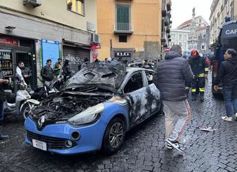 Tifosi Eintracht a Napoli, scontri in città – Video