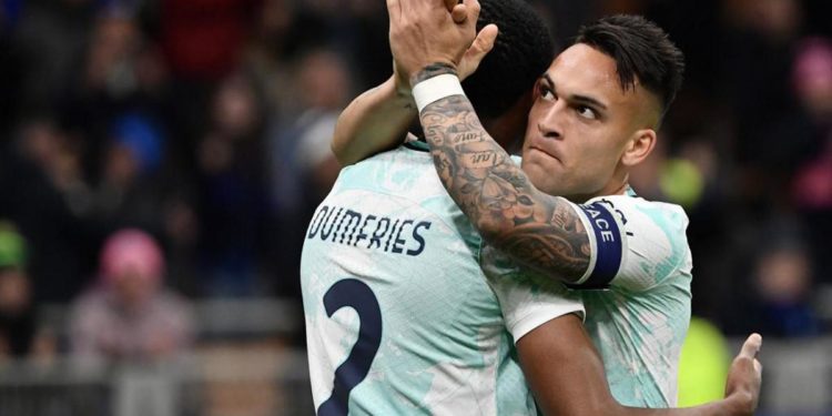 Inter-Lecce 2-0, gol di Mkhitaryan e Lautaro