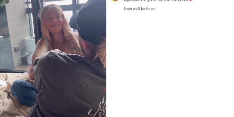 Diletta Leotta è incinta, l’annuncio social con Loris Karius