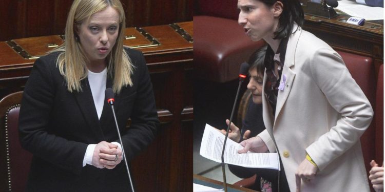 Meloni-Schlein, è duello di look: premier in doppiopetto, leader dem casual con zaino
