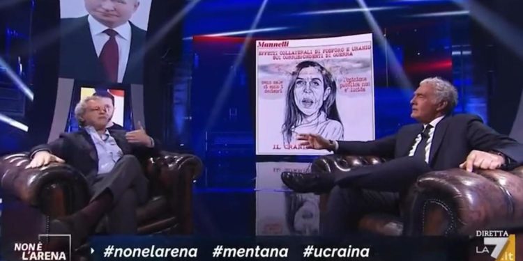 Vignetta su Francesca Mannocchi, Enrico Mentana: “Fa schifo”