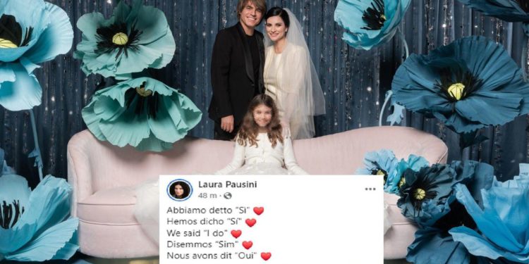 Laura Pausini e Paolo Carta si sono sposati