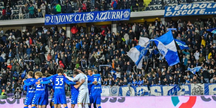 Empoli-Lecce 1-0, gol di Caputo su rigore