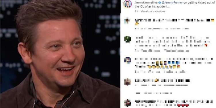 Jeremy Renner, prima apparizione in tv dopo incidente – Video