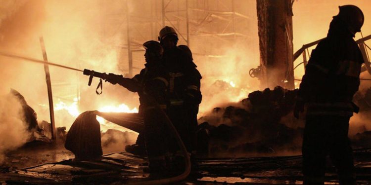 Russia, incendio al ministero della Difesa a Mosca