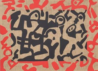 Carla Accardi top lot all’asta da Bolaffi, 80.000 euro per ‘Rossonero’