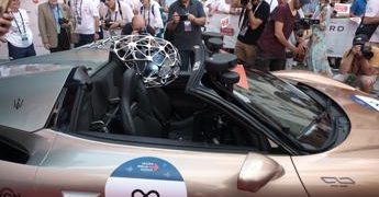 1000 Miglia, svelata livrea dell’auto a guida autonoma che affiancherà le auto storiche