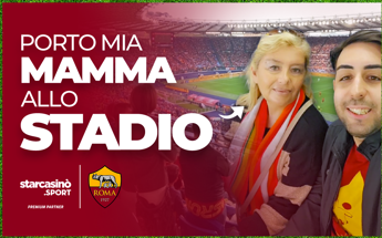 Calcio, grazie a StarCasinò i sogni diventano realtà: Alessandro e la mamma all’Olimpico
