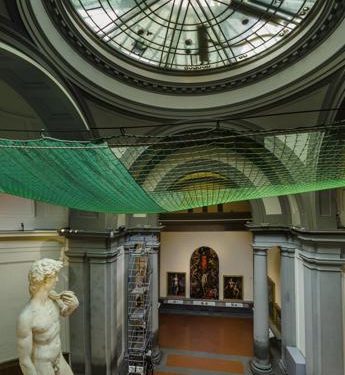 David di Michelangelo, in sicurezza il lucernario sopra la Tribuna