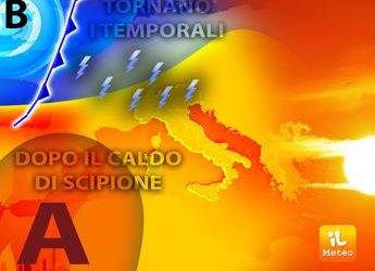 Dopo il caldo arriva break temporalesco, previsioni meteo
