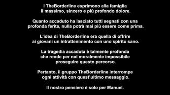 Incidente Casal Palocco, TheBorderline chiudono: “Nostro pensiero è solo per Manuel”