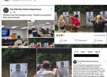 Usa, polizia usa foto afroamericano come bersaglio a poligono