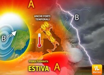 Weekend con caldo africano, ma forti temporali restano in agguato