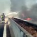 Auto in fiamme oggi su autostrada A14, sette chilometri di coda
