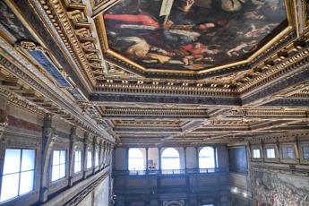 Firenze, monitoraggio del soffitto del Salone dei Cinquecento