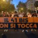 In centinaia alla fiaccolata per Borsellino