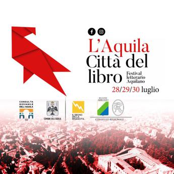 L’Aquila dal 28 al 30 luglio è la ‘Città del Libro’