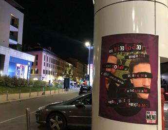 Milano, “stupratori siete voi”: affissi poster sotto studio legale dei La Russa