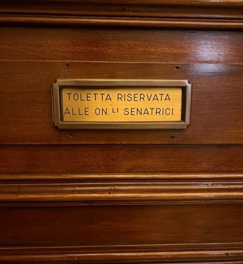 Centinaio: “Ora ho mail intasata da chi mi accusa di non rispettare il genere…” e posta targa toletta ‘senatrici'”