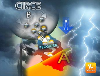 Ciclone Circe in arrivo sull’Italia, maltempo sul Paese: il meteo