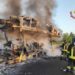 Autocarro in fiamme su autostrada Torino-Savona, circolazione interrotta