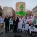 Roma, accesa Fontana del Tritone per avvio maratona Aisla