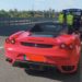 Ubriaco alla guida di una Ferrari 358, patente ritirata