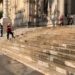 Roma, corteo ‘Fridays for Future’: imbrattate scale ministero Istruzione
