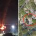 Roma, incendio in una discarica abusiva