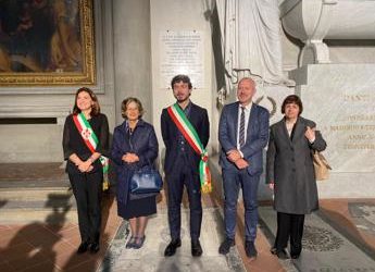 Alessandro Manzoni accanto a Dante tra i ‘Grandi’ di Santa Croce