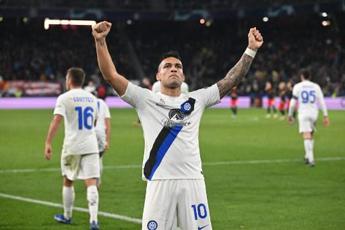 Saliburgo-Inter 0-1, rigore di Lautaro e nerazzurri agli ottavi di Champions