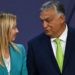 Meloni-Orban, faccia a faccia a Bruxelles