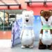 Milo e Tina, le mascotte delle Olimpiadi Milano Cortina in tour negli uffici Deloitte a Milano