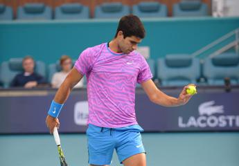 Alcaraz ko in semifinale Miami, Sinner numero 2 se vince torneo