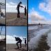 Matteo Mariotti torna sul surf con la protesi dopo l’attacco di uno squalo