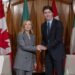 Meloni-Trudeau: “Al G7 impegno congiunto per affrontare sfide globali”
