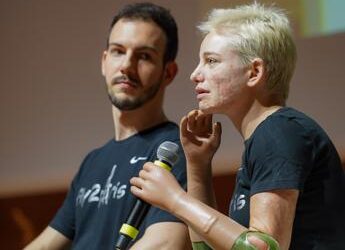 Bebe Vio ed Emanuele Lambertini a ingegneri clinici: “Siate al nostro fianco”