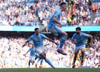 Manchester City vince la Premier League
