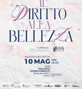Milano, a Palazzo Giureconsulti ‘Il diritto alla bellezza’, mostra per sostenere coraggio donne