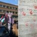 Studenti pro Palestina, al via il corteo dentro La Sapienza: “Fuori la guerra dall’università”