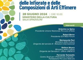 Roma, le Pro Loco d’Italia ‘colorano’ via della Conciliazione con quadri e tappeti floreali