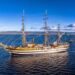 Nave scuola ‘Amerigo Vespucci’ per la prima volta sosterà al porto di Tokio