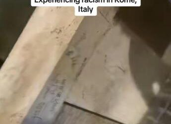 “Razzisti a Roma, non mi fanno scrivere sul ponte” – Video